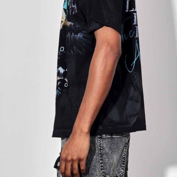 First Row Black Freedom Is Not Free Cotton T-Shirt - Picture 3 of 4